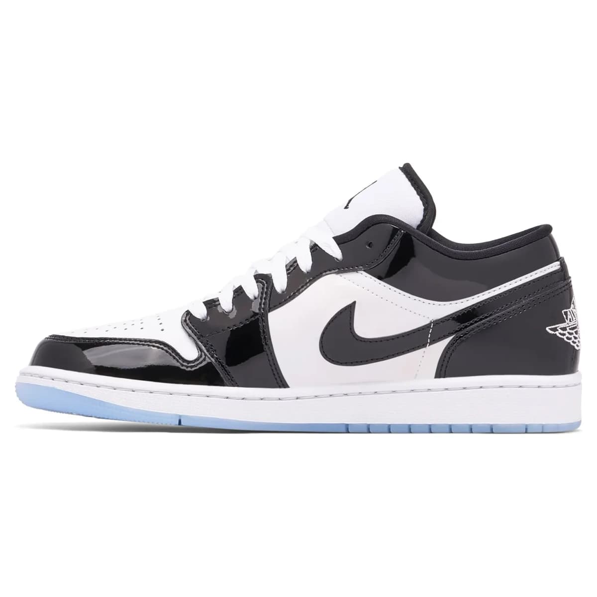 Air Jordan 1 Low Concord. Vista 2 del modelo. Imagen de catálogo del producto.