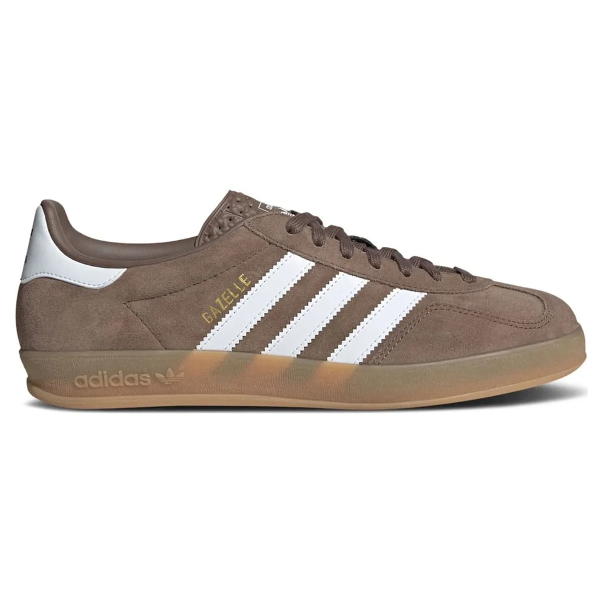 Adidas Gazelle Indoor Earth Strata. Vista 1 del modelo. Imagen de catálogo del producto.