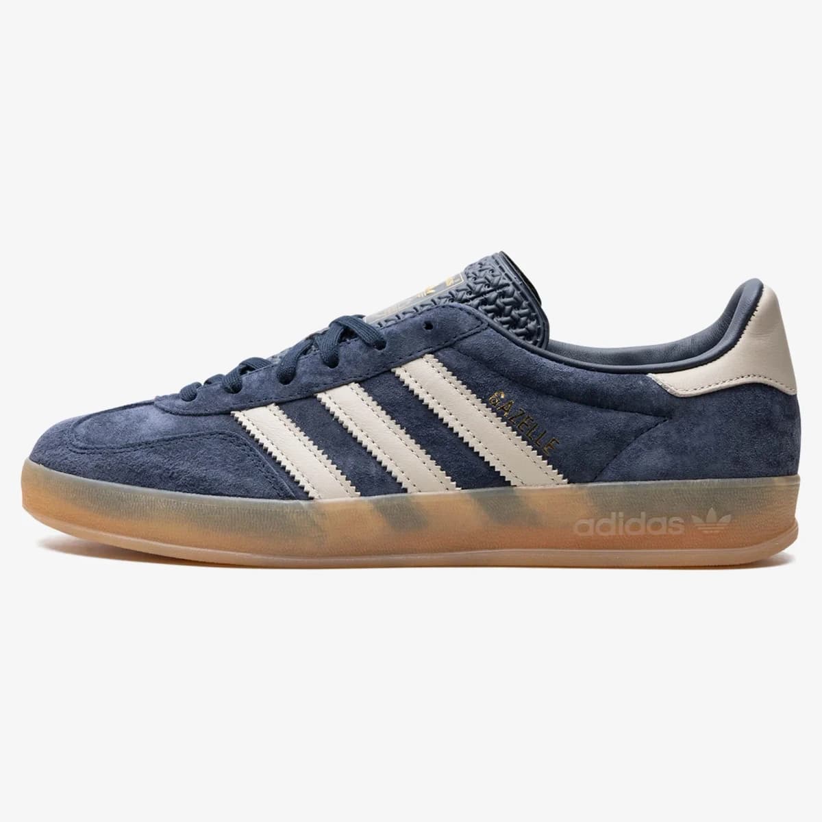 Adidas Gazelle Indoor Legend Ink. Vista 1 del modelo. Imagen de catálogo del producto.