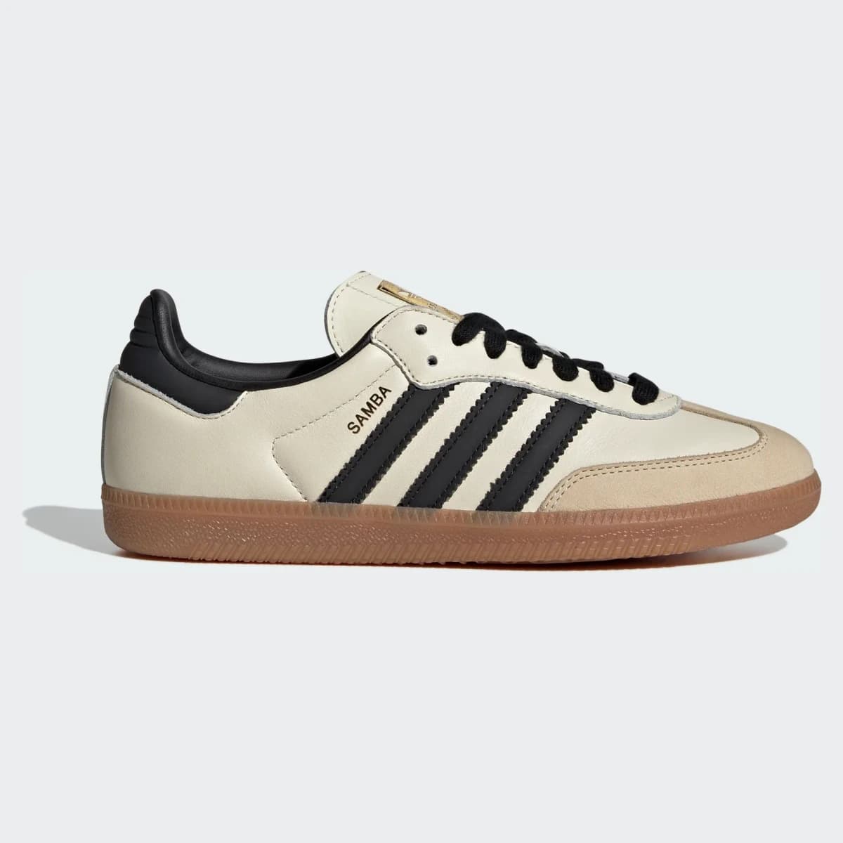 Adidas Samba Cream White Sand Strata. Vista 1 del modelo. Imagen de catálogo del producto.