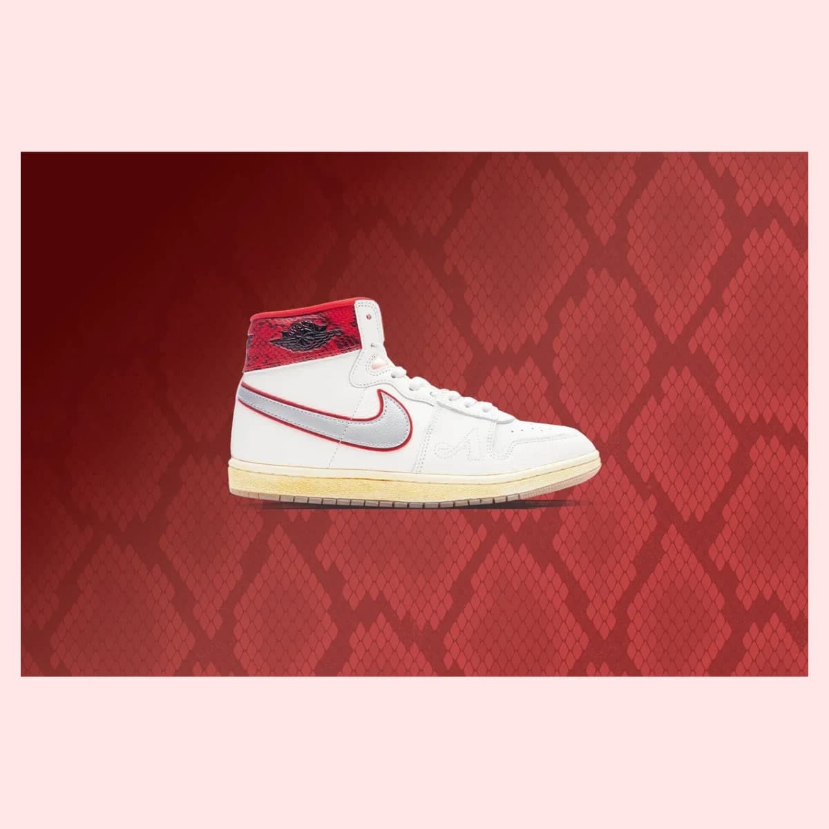 Nike Jordan Air Ship PE SP Awake NY. Vista 1 del modelo. Imagen de catálogo del producto.