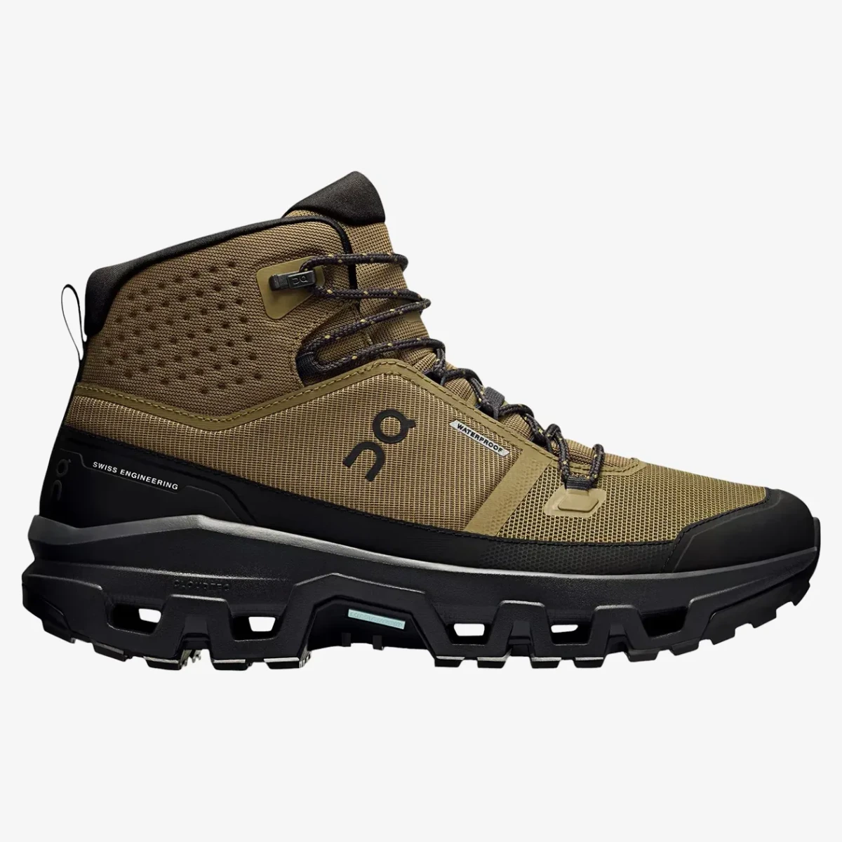 On Cloudrock Mid Waterproof Olivo